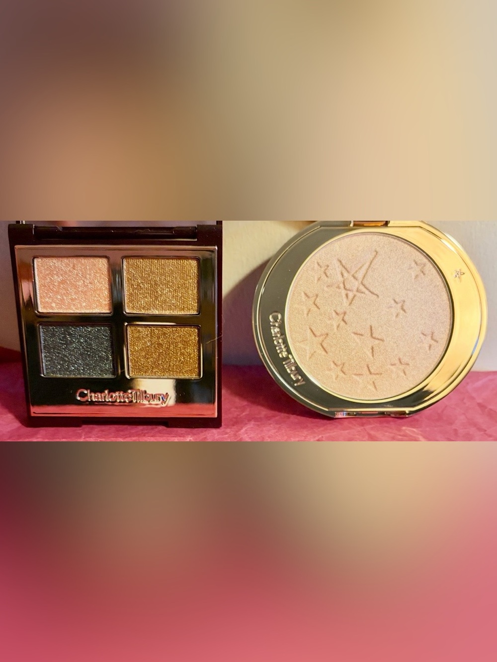 Charlotte Tilbury-“Dazzling Diamonds & Champagne Glow” Eye & Cheek Duo-BNIB